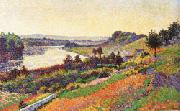 Maximilien Luce The Seine at Herblay oil painting reproduction
